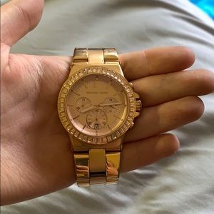 Rose Gold MK Watch